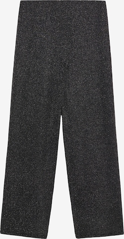 Regular Pantalon 'XBLUTI' MANGO en noir : devant