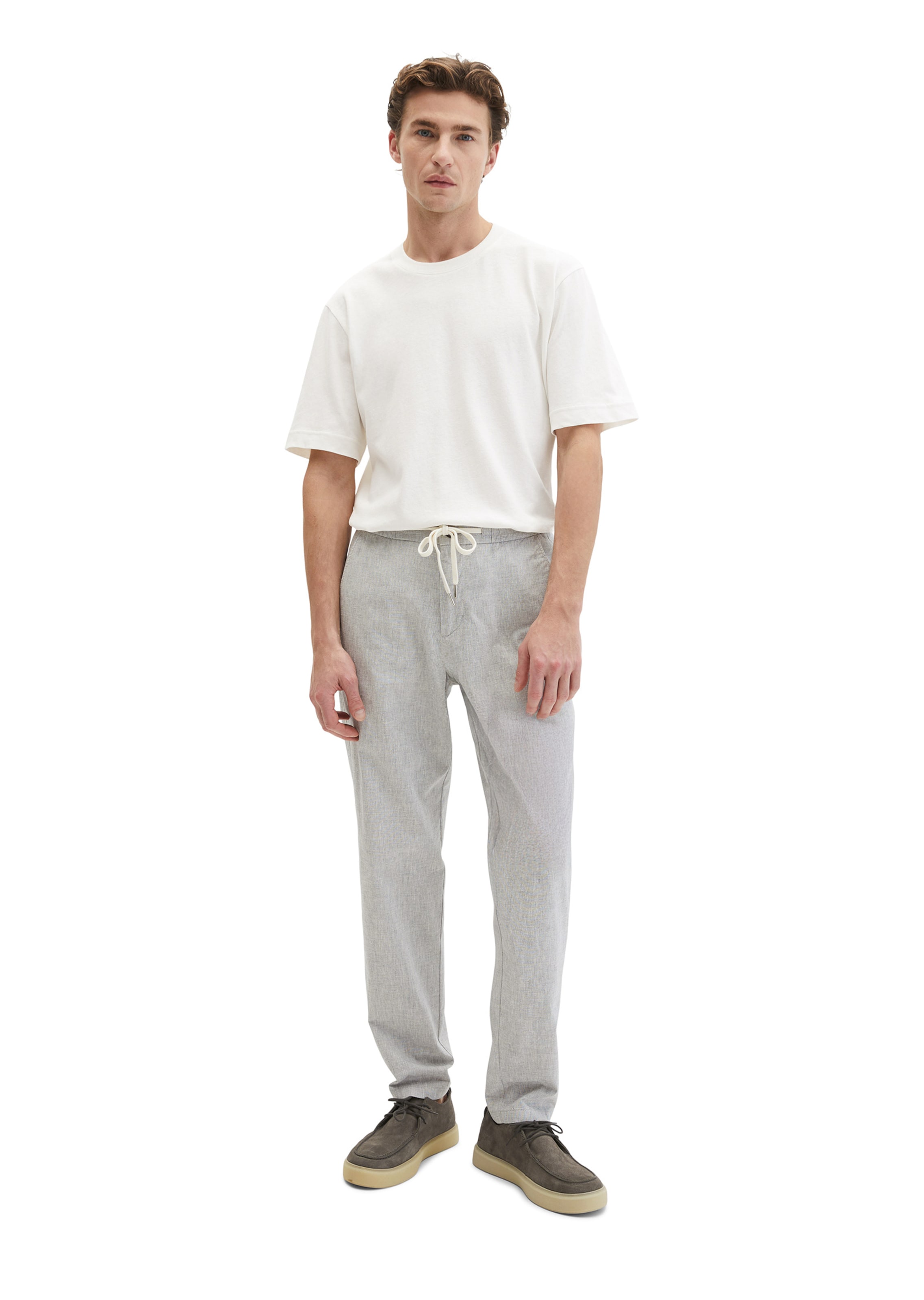 Effilé Pantalon 'Morot' Marc O'Polo en gris