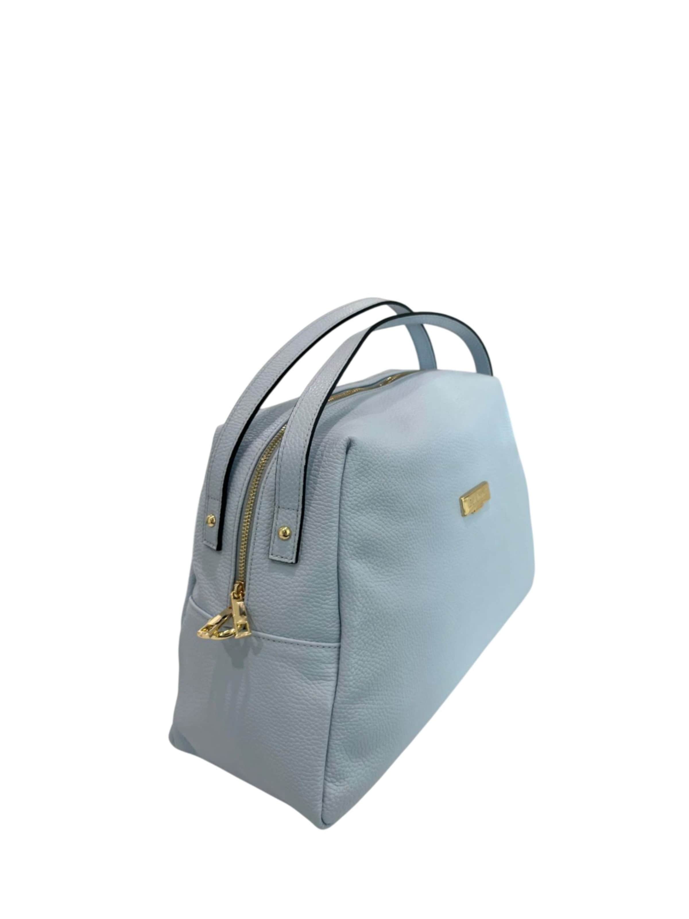 Borsa a mano 'Borsa a mano donna pelle 100% Baldinini Trend Lucca con tracolla' di Baldinini Trend in blu