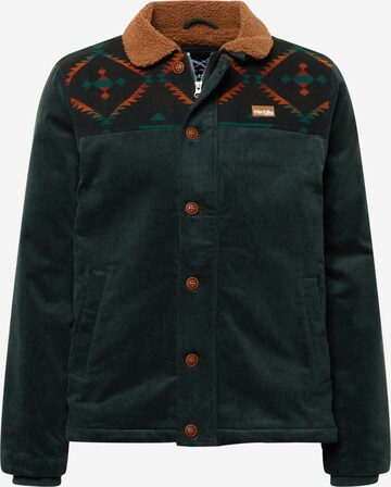 Iriedaily Between-season jacket 'Trapas' in Green: front