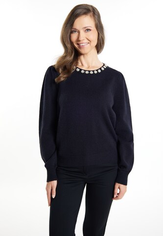 Usha Sweater 'Lurea' in Black: front