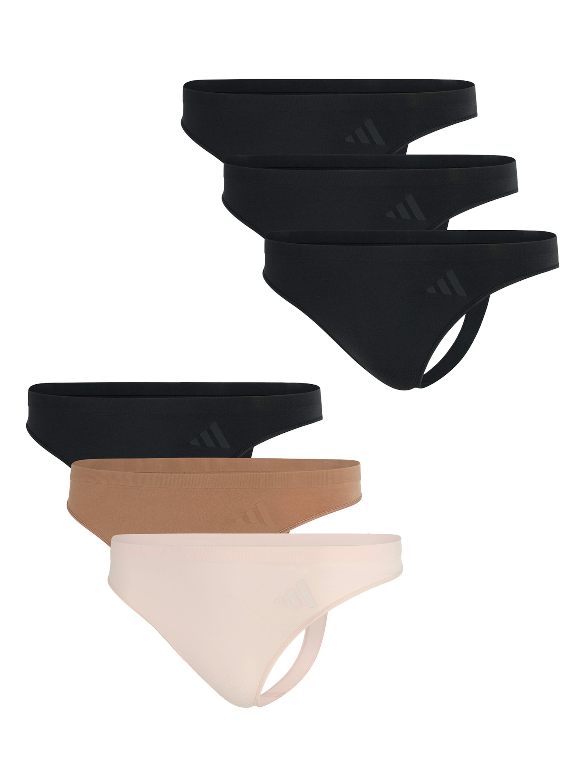 String ' Sport Active Seamless Thong ' ADIDAS SPORTSWEAR en marron : devant