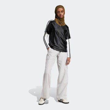 ADIDAS ORIGINALS Wide Leg Hose in Grau