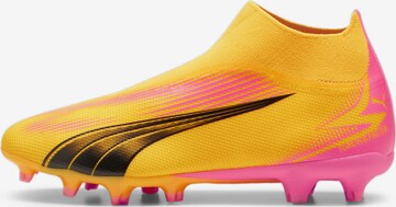 PUMA Soccer Cleats in Orange: front