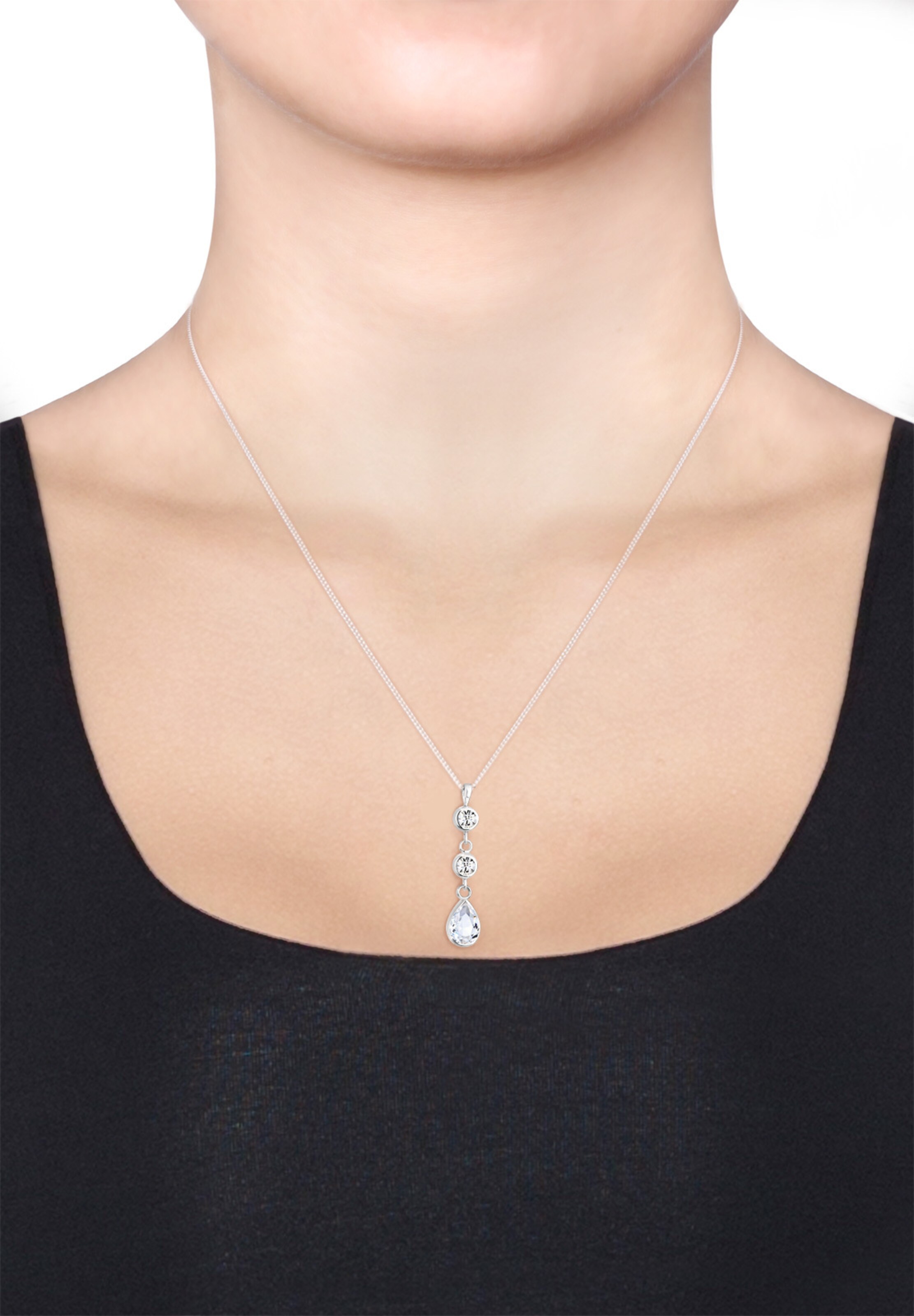 ELLI Ketting in Zilver: voorkant