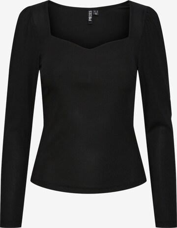 PIECES Shirt 'MANIELLA' in Schwarz: predná strana