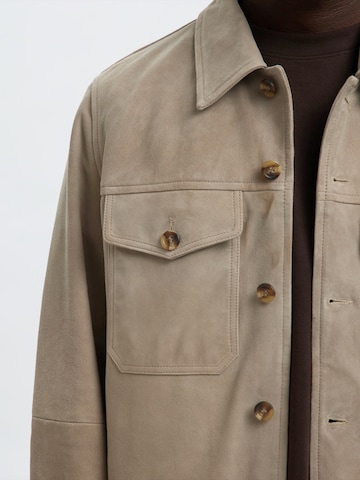 SELECTED Between-season jacket 'SLHTHOM' in Beige