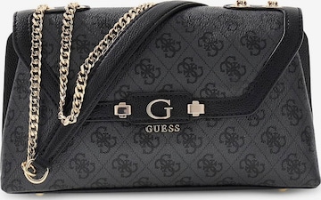 GUESS Чанта с презрамки в сиво: отпред