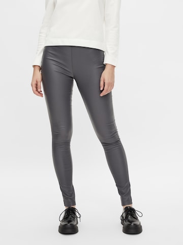 OBJECT Skinny Leggings 'Belle' in Grau: predná strana