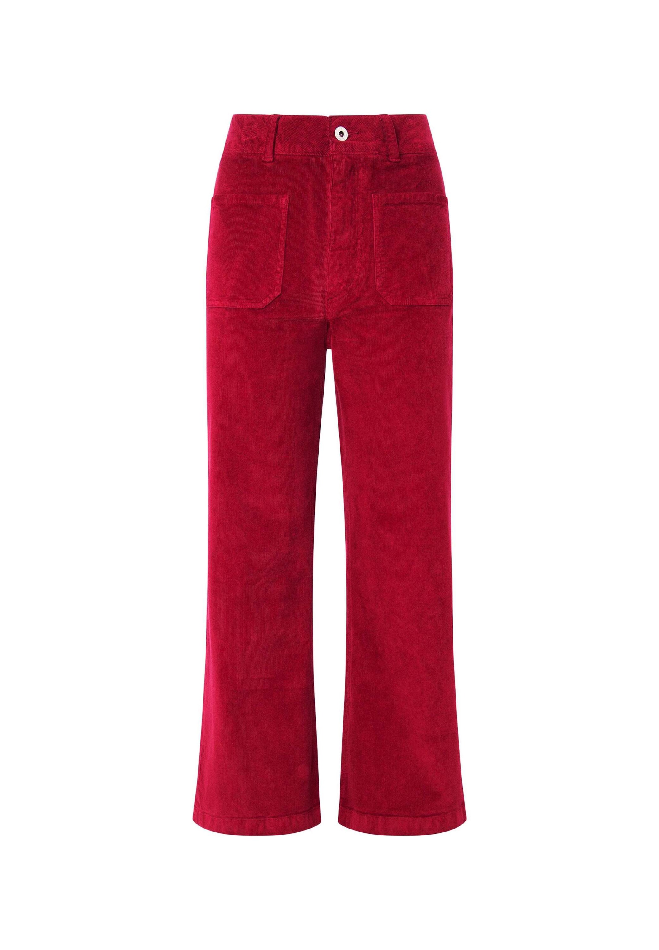 évasé Pantalon ' CELIA ' Pepe Jeans en rouge : devant