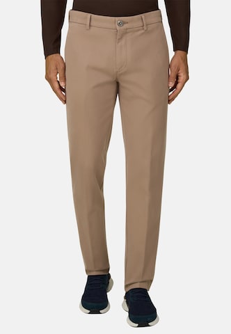 Regular Pantalon chino Boggi Milano en beige : devant