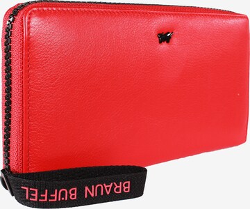 Braun Büffel Wallet 'Capri' in Red