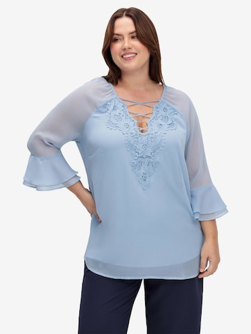 SHEEGO Tunic in Blue: front