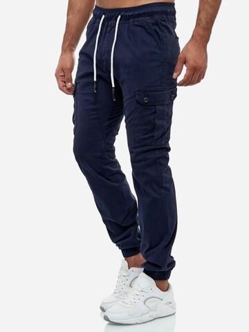 Tazzio Regular Cargohose '16610' in Blau