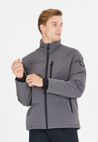 Weather Report Athletic Jacket 'Onix' in Grey: front