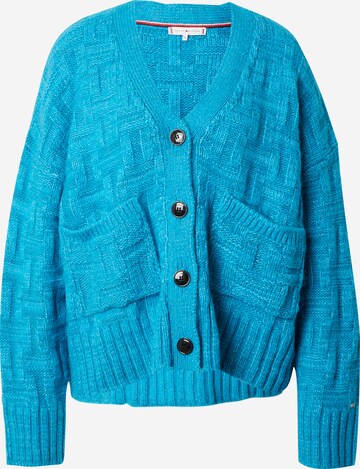 Cardigan TOMMY HILFIGER en bleu : devant