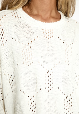 Pullover 'Celia' di DESIRES in bianco