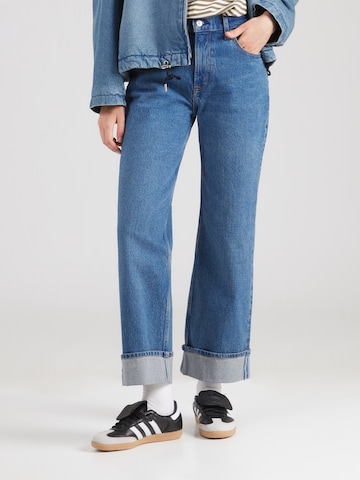 Wide Leg Jean Abercrombie & Fitch en bleu : devant