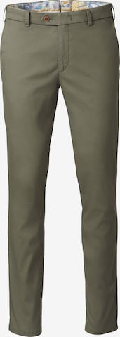 Coupe slim Pantalon chino 'Lupus' MMXGERMANY en vert : devant