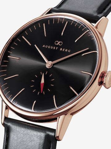 August Berg Analog Watch 'Serenity' in Black