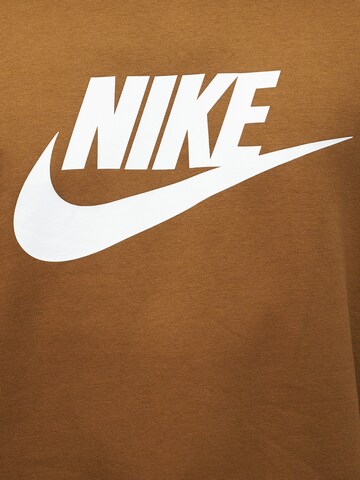 Nike Sportswear Sweatshirt 'CLUB' in Braun