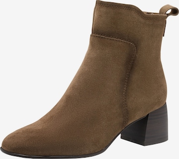 Bottines Tamaris en marron : devant