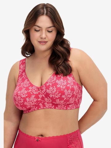 SHEEGO Bra in Pink: front
