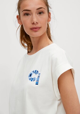 comma casual identity T-Shirt in Weiß