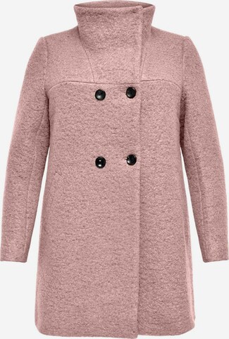 Manteau mi-saison 'Sophia' ONLY Carmakoma en rose : devant