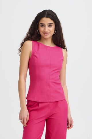 ICHI Top 'KATE' in Pink: Vorderseite