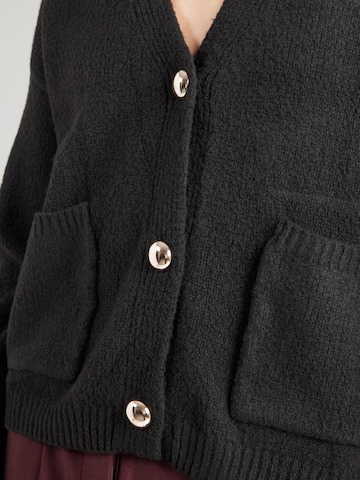 ABOUT YOU Knit Cardigan 'Thea' in Black