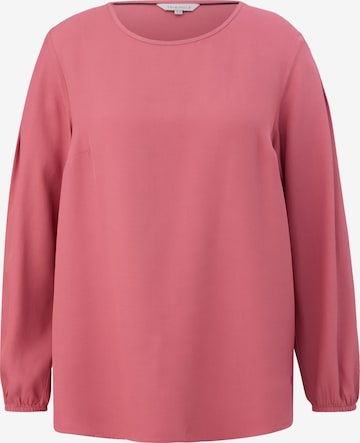 TRIANGLE Blouse in Pink: front