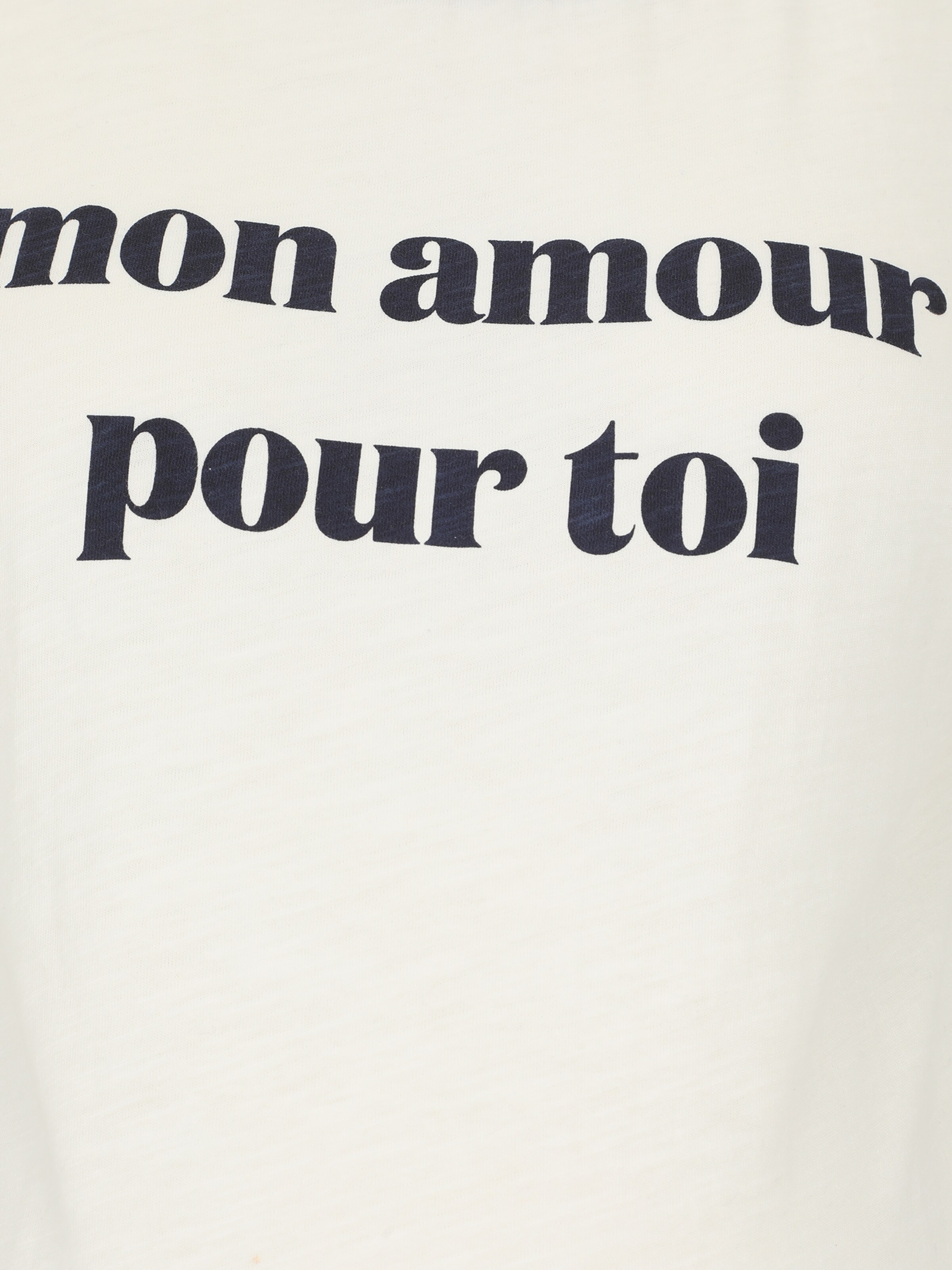 LOVE2WAIT Paita 'Mon Amour' värissä valkoinen