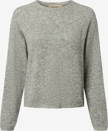 MOS MOSH Trui ' MMMape ' in Grijs: voorkant