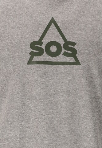 SOS Shirt 'Kvitfjell' in Grijs
