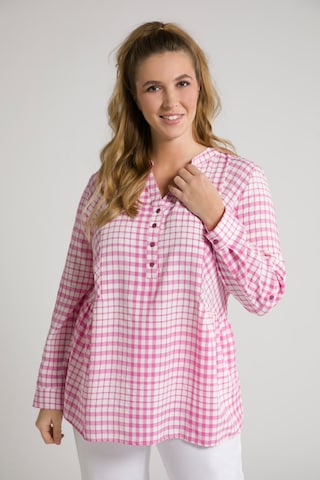 Ulla Popken Tunic in Pink: front