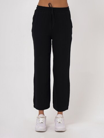FRESHLIONS Loosefit Hose 'Mila' in Schwarz: Vorderseite