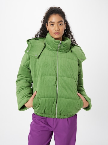 UNITED COLORS OF BENETTON Jacke in Grün: predná strana