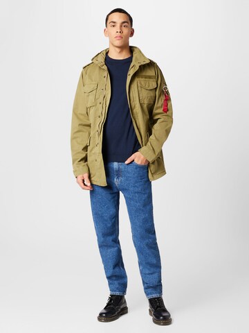 ALPHA INDUSTRIES Between-Season Jacket 'Huntington' in Olive | ABOUT YOU