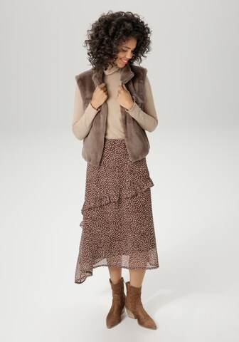 Aniston CASUAL Skirt in Brown