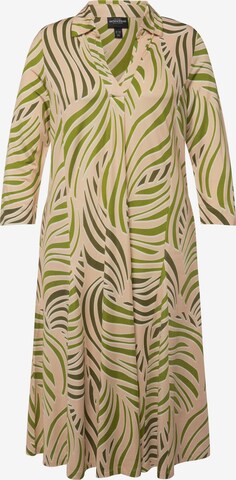 Ulla Popken Dress in Beige: front