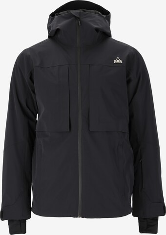 SOS Athletic Jacket 'Seceda' in Black: front