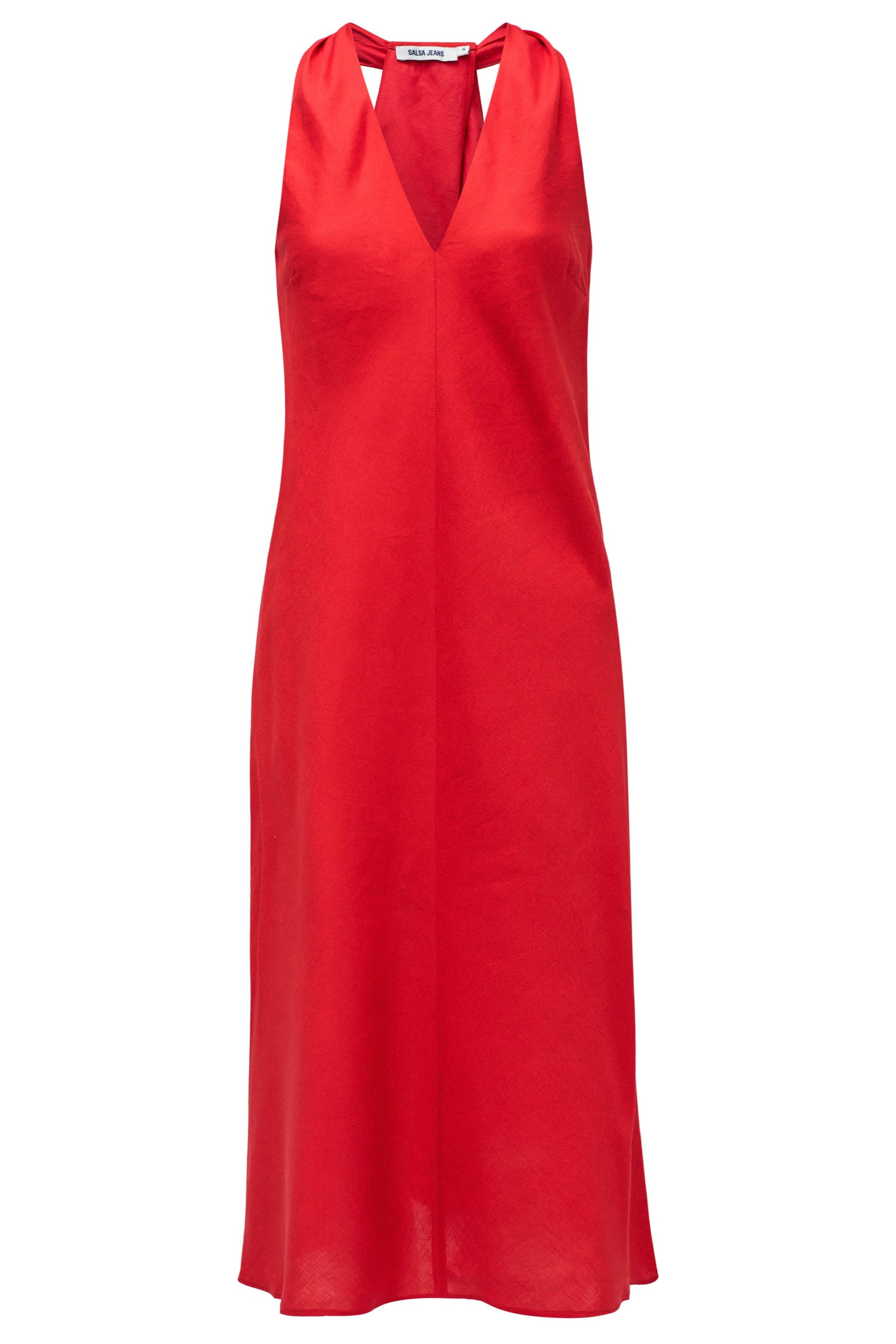 Salsa Jeans Jurk in Rood: voorkant