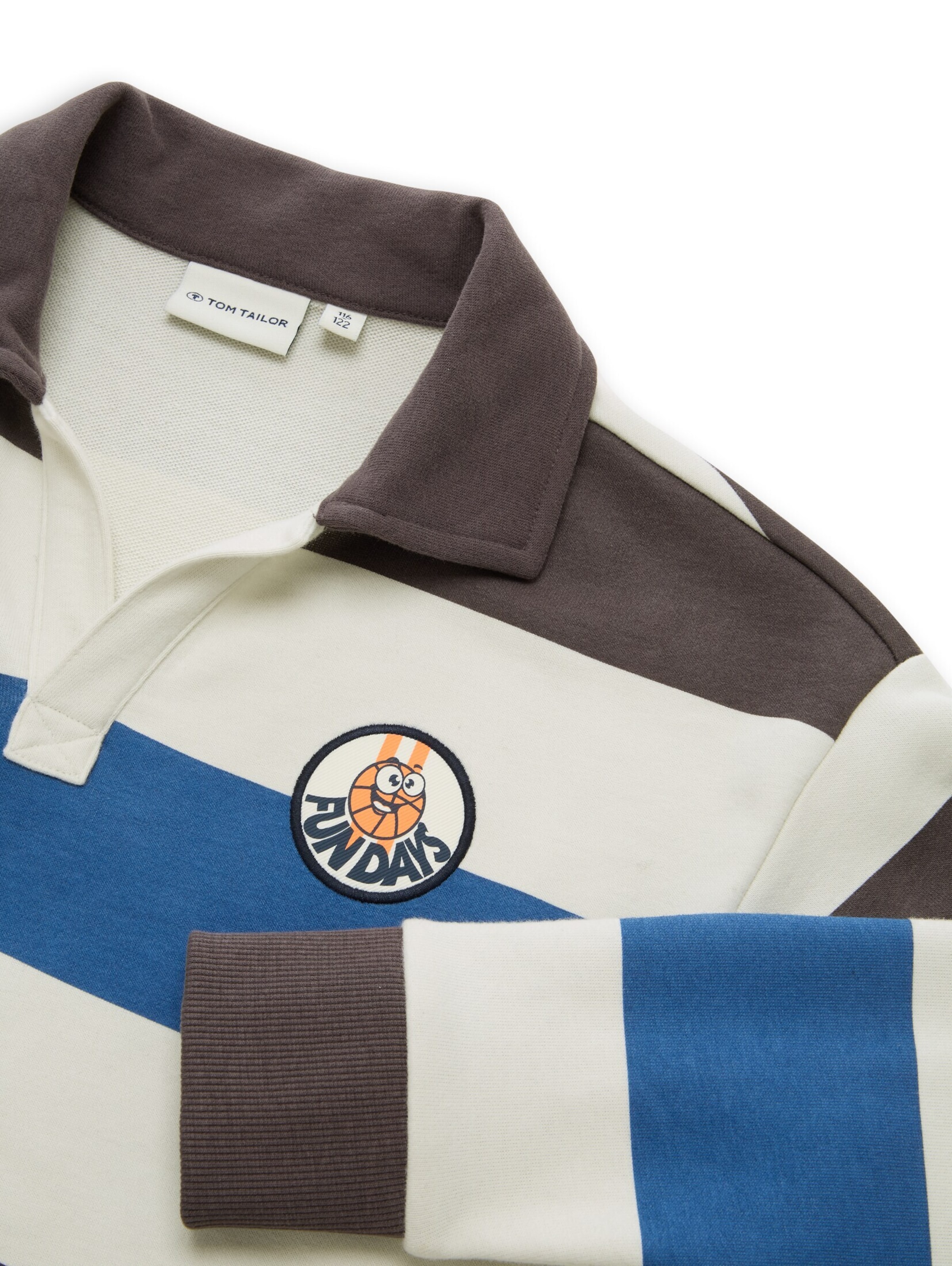 TOM TAILOR Sweatshirt in Wit