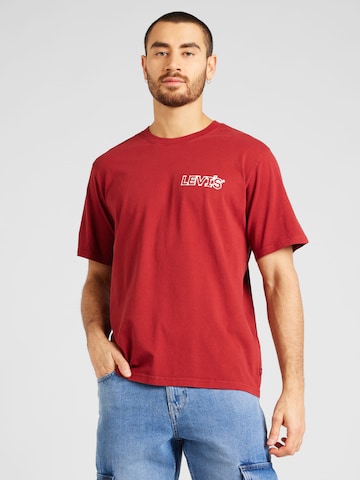 T-Shirt LEVI'S ® en rouge : devant