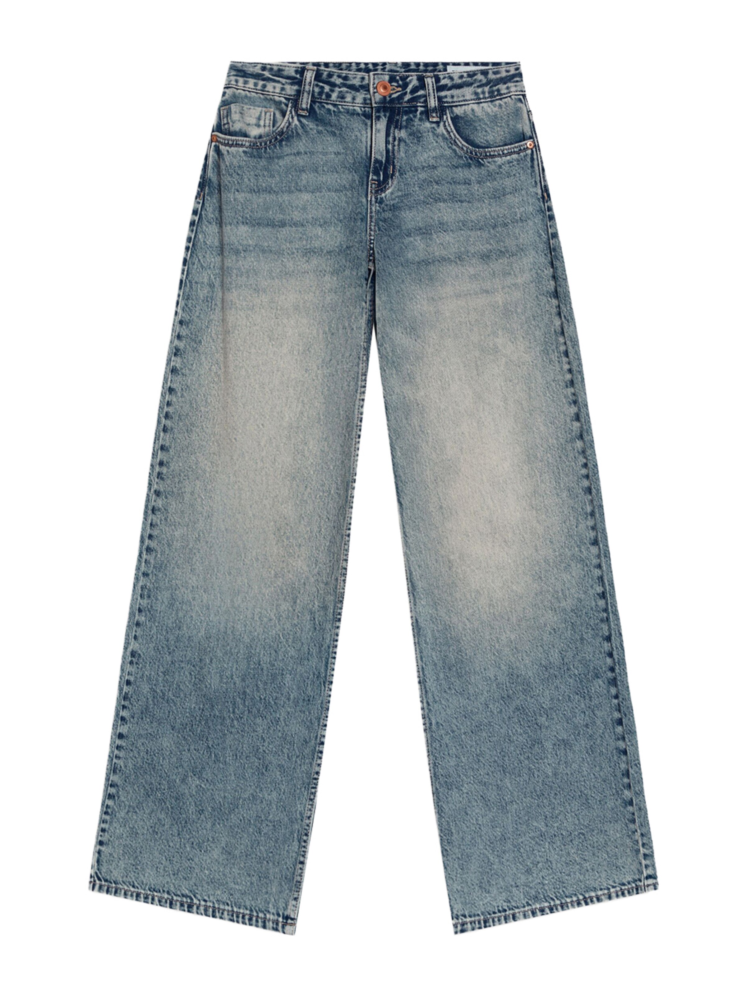 Bershka Jeans in Blue: front
