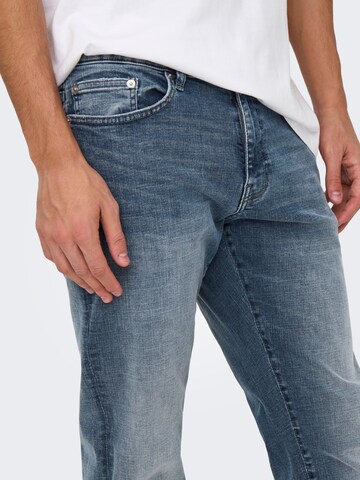 Only & Sons Regularen Kavbojke 'ONSWeft' | modra barva