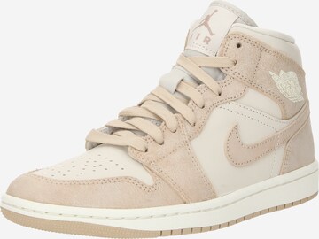 Jordan Кроссовки на платформе 'AIR JORDAN 1' в Бежевый: спереди