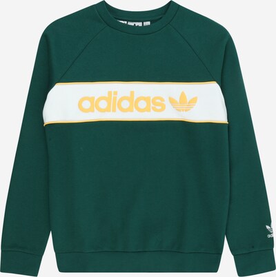 ADIDAS ORIGINALS Sweatshirt in gelb / grün / weiß, Produktansicht