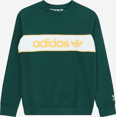 ADIDAS ORIGINALS Sweat en jaune / vert / blanc, Vue avec produit